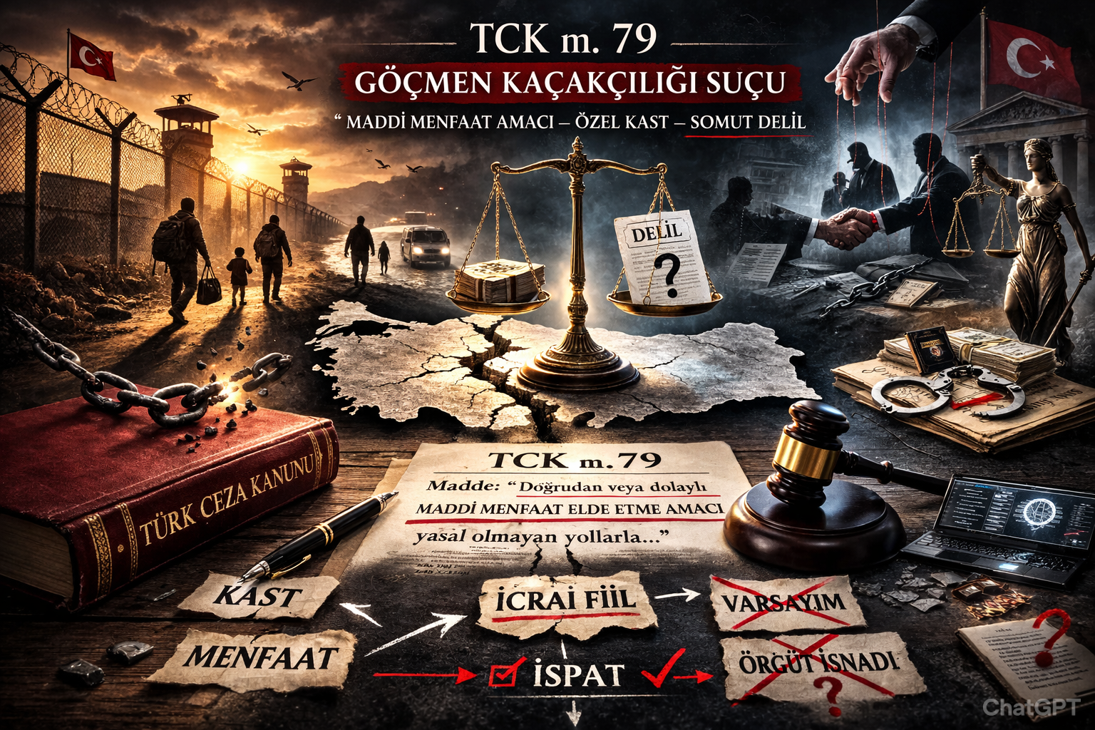 TCK m. 79 – Göçmen  Kaçakçılığı