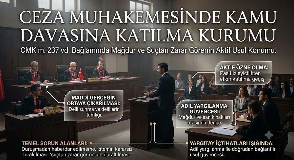 Ceza Muhakemesinde Kamu Davasına Katılma Kurumu